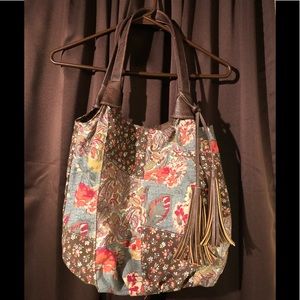 New Floral print purse/bag